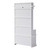 Classic White Entryway Coat Rack And Bench With Drawers (397658)
