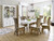 White Modern Farmhouse 94" Dining Table (397668)