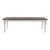 White And Dark Brown Rustic Modern Farmhouse 94" Dining Table (397669)