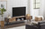 Rustic Natural Wood Tv Stand With Two Drawers (397686)