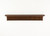 Rustic Mahogany Brown Wood Eight Hook Hanging Coat Rack (397693)