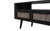 Rustic Black And Rattan Tv Stand With Three Drawers (397764)