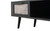 Rustic Black And Rattan Tv Stand With Two Drawers (397766)
