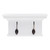 Classic White Two Hook Hanging Coat Rack (397773)