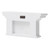 Classic White Two Hook Hanging Coat Rack (397773)