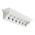 Classic White Wood Wide Six Hook Coat Rack (397775)