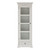 Traditional White And Glass Door Storage Cabinet (397833)