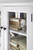 Classic White Two Level Storage Cabinet (397840)