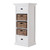 Classic White Storage Cabinet With Basket Set (397848)