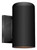 1-Light Matte Black Cylinder Wall Sconce (398522)