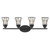 Piers 4-Light Matte Black Vanity (398718)