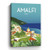 48" X 32" Vibrant Amalfi Coast Canvas Wall Art (399080)
