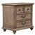 Taupe Brown Classic Wood 4 Drawer Nightstand (399248)