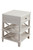 White 1 Drawer With Shelves Nightstand (399262)