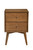 Brown Century Modern Wood 2 Drawer Nightstand (399263)