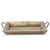 Deep Wooden Tray With Metal Handles (399606)