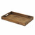 Minimalist Dark Brown Wooden Tray (399618)