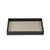 Black And Cream Faux Leather And Linen Serving Tray (399624)