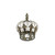 Vintage Look Bronze Crown Jewel Sculpture (399652)