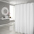 Luxurious White Waffle Weave Shower Curtain (399718)