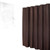 Luxurious Brown Waffle Weave Shower Curtain (399721)