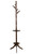 17" X 17" X 71" Cherry/Black, Solid Wood, Umbrella Holder - Coat Rack (332671)