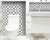 6" X 6" Black And White Quatrefoil Peel And Stick Tiles (399922)