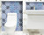 6" X 6" Mediterranean Blues Mosaic Peel And Stick Tiles (400032)