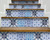 6" X 6" Mediterranean Blues Mosaic Peel And Stick Tiles (400032)