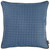 17"X 17" Blue Jacquard Decorative Throw Pillow Cover (355365)