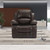 1-Seater Manual Motion Recliner Brown (402533)