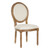 Lillian Oval Back Chair (Pack Of 2) - Linen (LLA2L32)