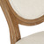 Lillian Oval Back Chair (Pack Of 2) - Linen (LLA2L32)