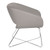 Faux Leather Lounge Chair - Grey (LRL-R103)