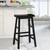 Tulsa 29" Saddle Stool (Pack Of 2) - Black (TUL29-BK)