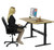 Black Ergonomic Under Desk Pull Out Keyboard Sit Or Stand Tray (397721)