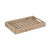 Brown Wood Grid Pattern Tray (401782)