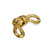 Rustic Gold Cast Iron Knot Decor (401800)