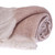 Supreme Soft Pink And White Herringbone Handloomed Throw Blanket (402930)
