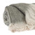 Supreme Soft Gray And White Herringbone Handloomed Throw Blanket (402944)