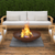 28" Minimalist Wood Burning Steel Firepit (402976)