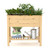 35" Natural Solid Wood Raised Garden Planter (403728)