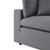 Commix 5-Piece Sunbrella Outdoor Patio Sectional Sofa - Gray EEI-5590-SLA