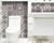 6" X 6" Light Brown And White Mosaic Peel And Stick Removable Tiles (Pack Of 24) (390790)