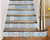 5" X 5" Baby Blue And Peach Mosaic Peel And Stick Removable Tiles (Pack Of 24) (390809)