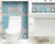 6" X 6" Sky Blue Mosaic Peel And Stick Removable Tiles (Pack Of 24) (390820)