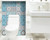 6" X 6" Sky Blue Mosaic Peel And Stick Removable Tiles (Pack Of 24) (390820)