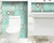6" X 6" Aquamarine Mosaic Peel And Stick Removable Tiles (Pack Of 24) (390825)