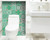 5" X 5" Green And White Mosaic Peel And Stick Removable Tiles (Pack Of 24) (390829)