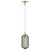 Gold And Black Metal Cage Pendant Hanging Light (398256)